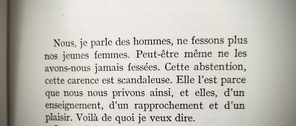 Éloge de la fessée – NoID